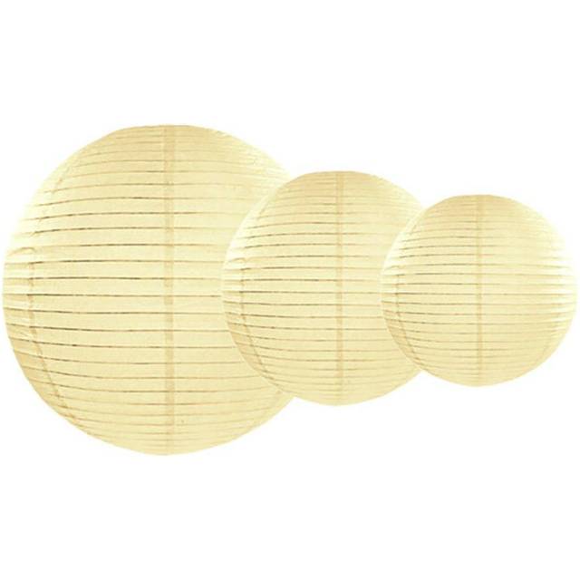 Billede af PartyDeco RISLAMPE I CREAM Julestjerne 35cm